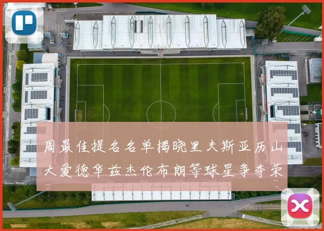 周最佳提名名单揭晓里夫斯亚历山大爱德华兹杰伦布朗等球星争夺荣誉